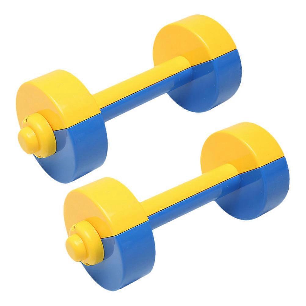 Plastic Dumbbells for Kids Hand Bars for Playtime and Exercise with Compact Size for Entertainment Toy 1 Pair
