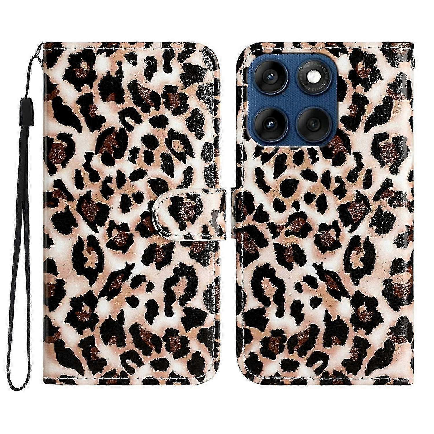 Wallet Case for Motorola Edge 60 5G/60s 5G/60 Fusion 5G Printed Pattern PUand Phone Cover