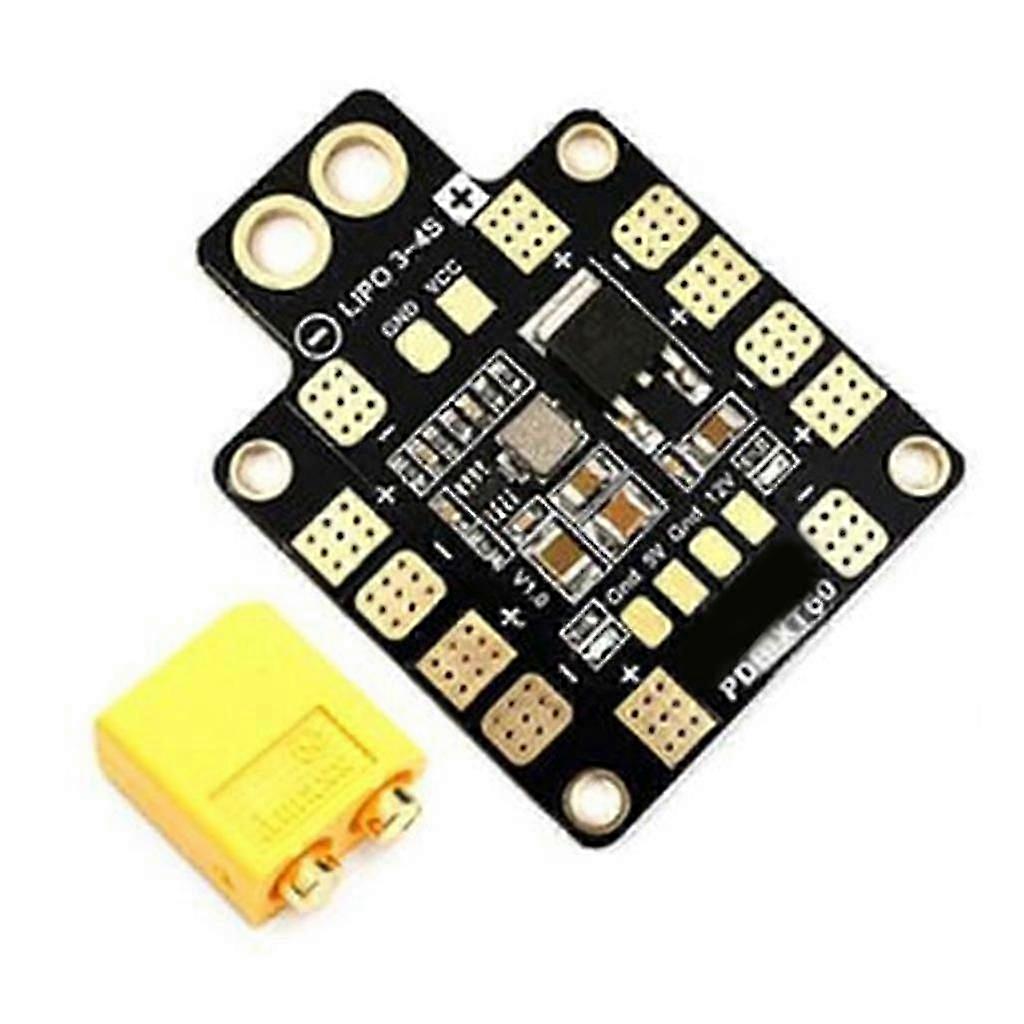 PDB XT60 Drone Power Distribution Board with W/ BEC 5V 2A 12V 0.5A for RC FPV
