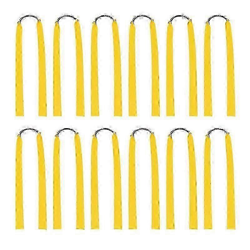12Pcs Rubber Bands for Catapult Widened Flat Catapult Bands Elastics for Hunting