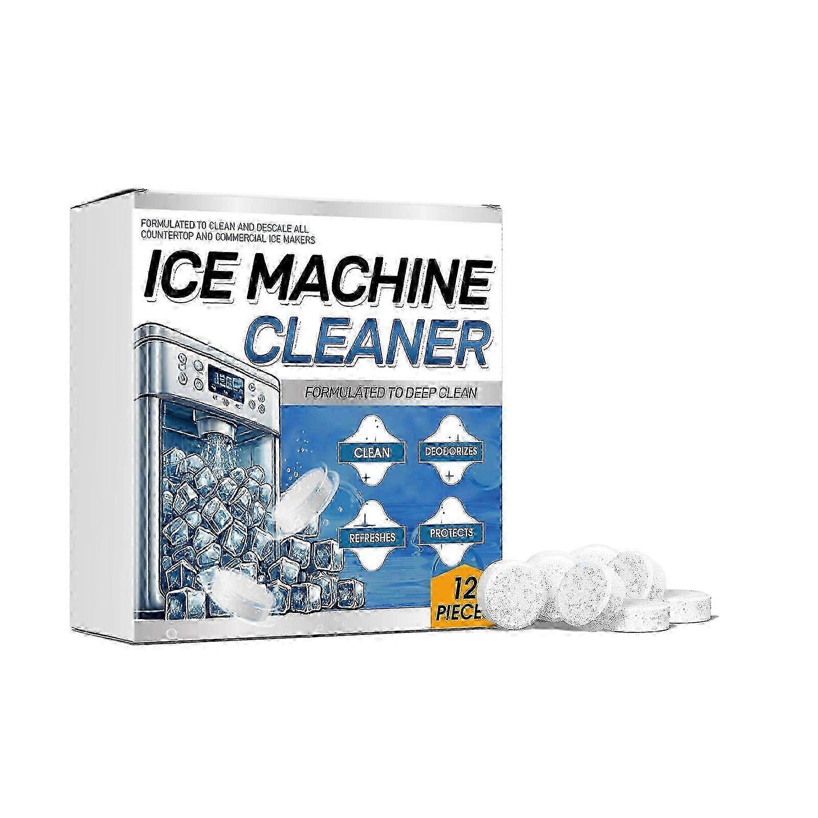 Ice Machine Cleaner Tablets, Limescale Remover Cleaner For Ice Machines And For Removing Dirt