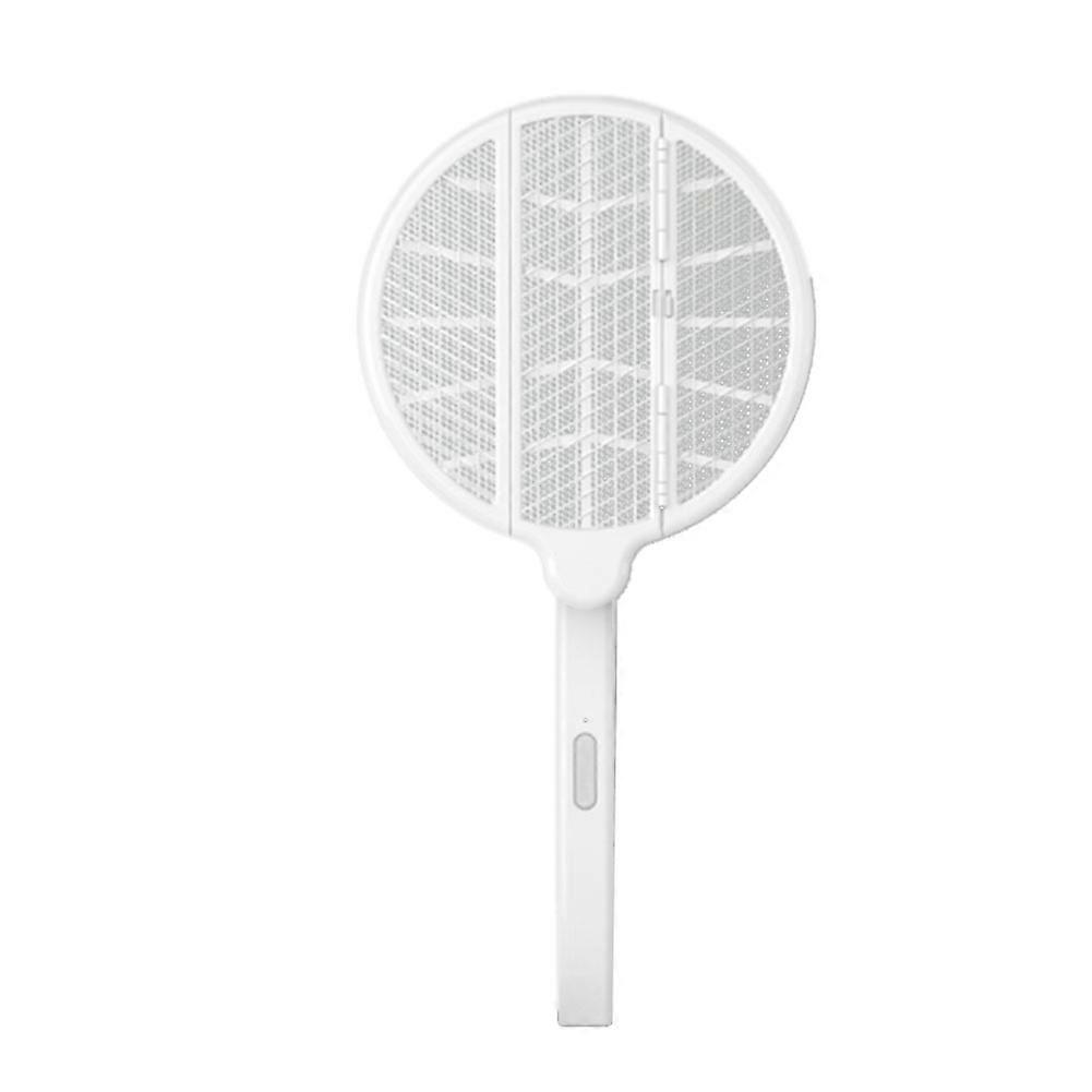 2-in-1 Foldable Electric Mosquito Swatter Automatic Attracting Lamp Rechargeable Portable Mosquito Swatter
