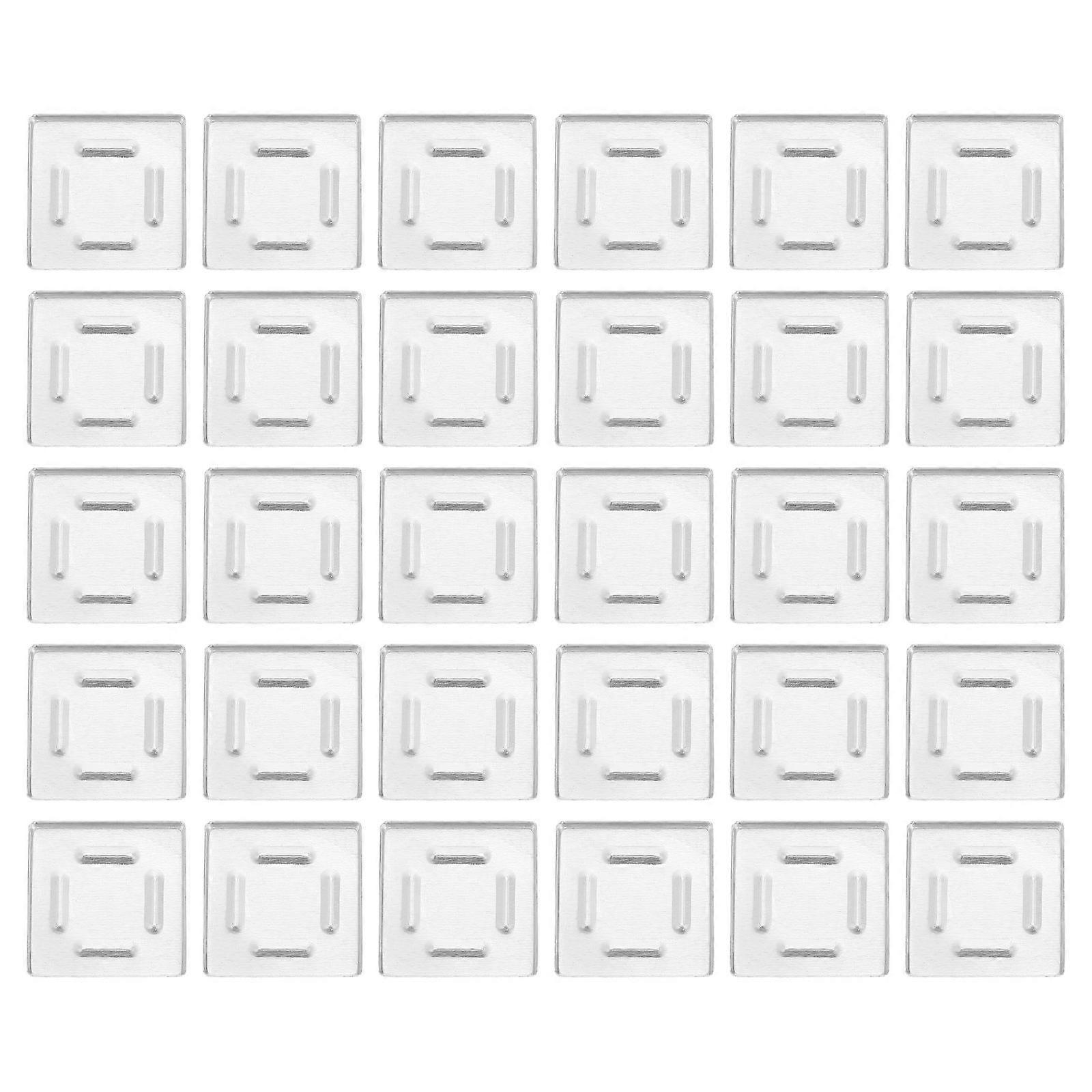 30Pcs Practical Eyeshadow Storage Trays Eyeshadow Lipstick Sub Package Trays