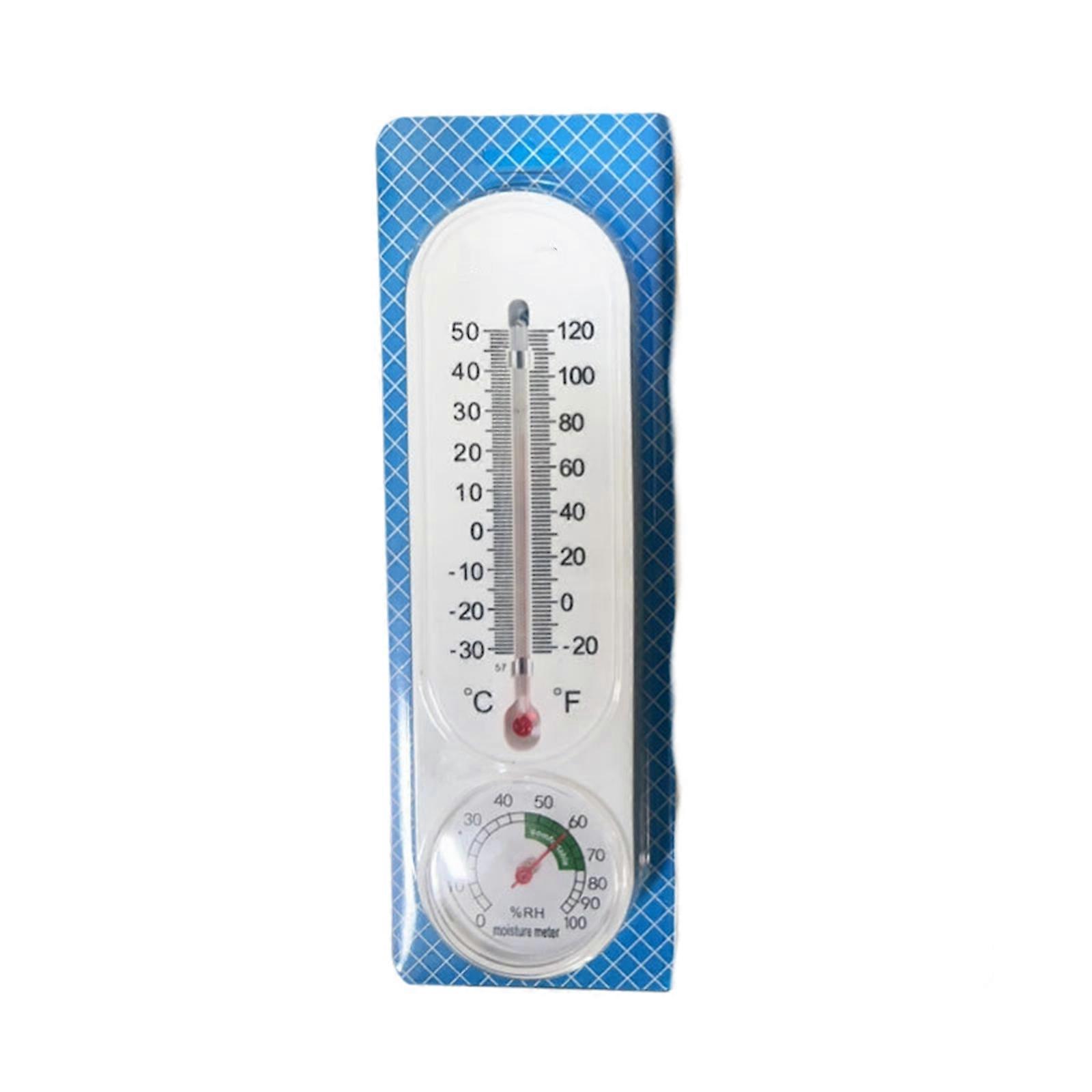 Wall Mounted Temperature Humidness Gauge Climate Monitor Double Function Analog Thermometers Hygrometer For Indoor Space Multicolor