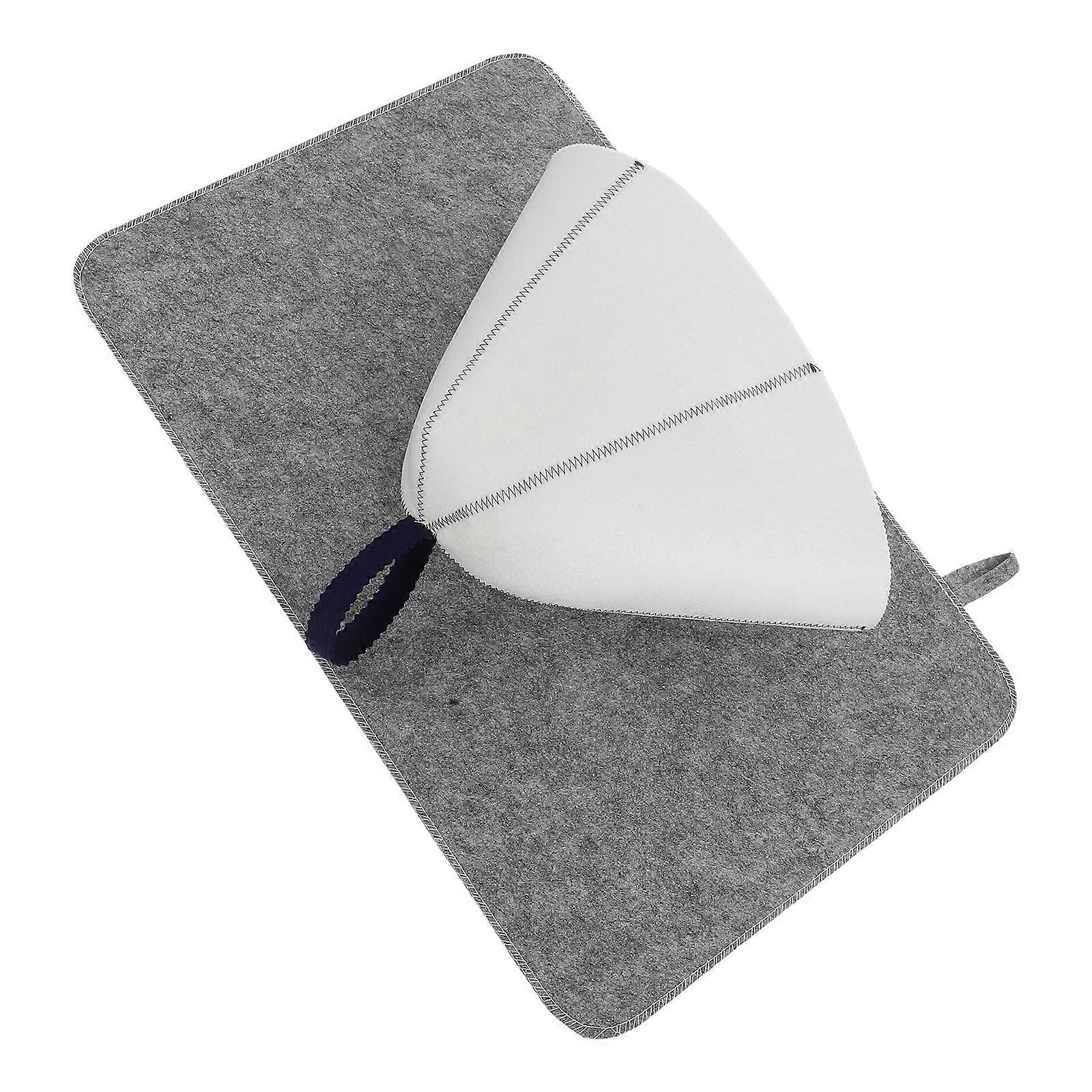 Felted Salon Sauna Hat with Protective Cushion for Sauna Sessions