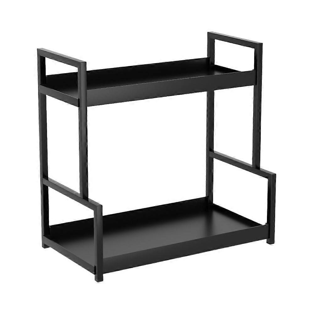 Desktop Storage Rack Metal Organizer for Skincare, Spice, Books and Countertop Use