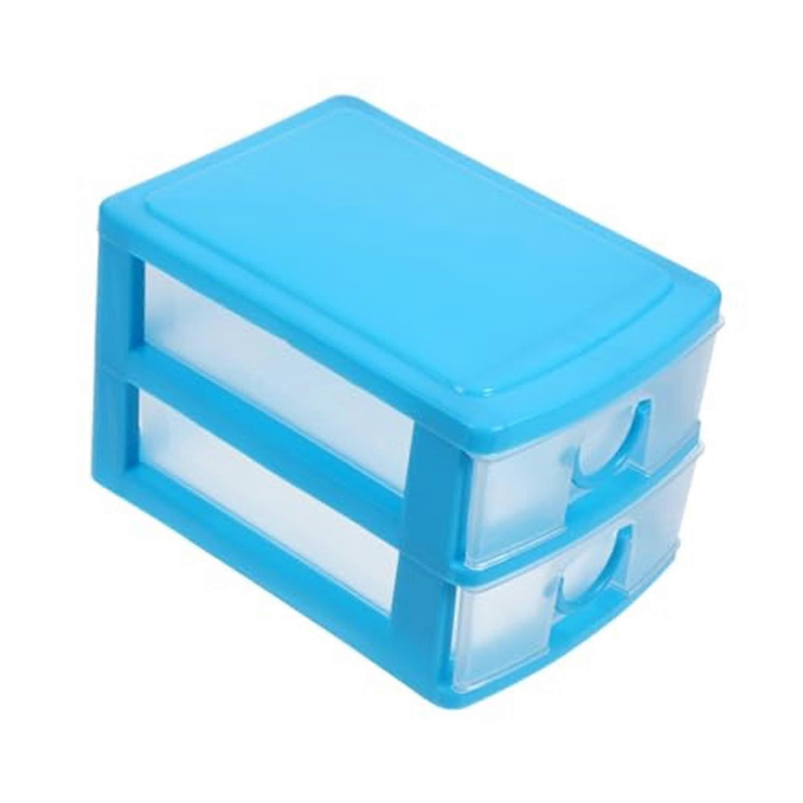 Multi-Layer Plastic Drawer Storage Box, Removable Desktop Organizer for Cosmetics & Sundries, Tabletop Storage Case