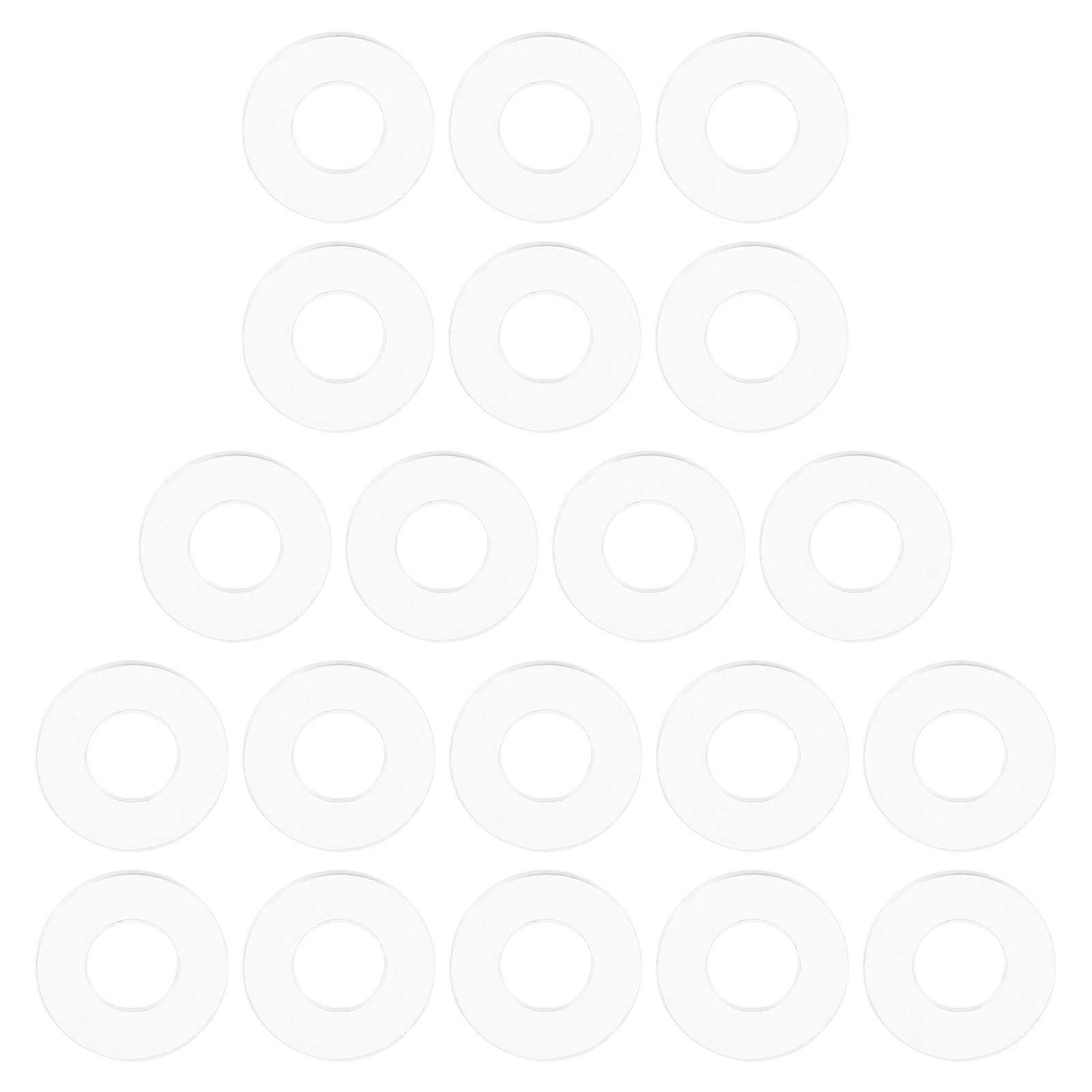 Soft Pipe Sealing Ring Rubber Washer Seals for Shower Hose 20Pcs Set