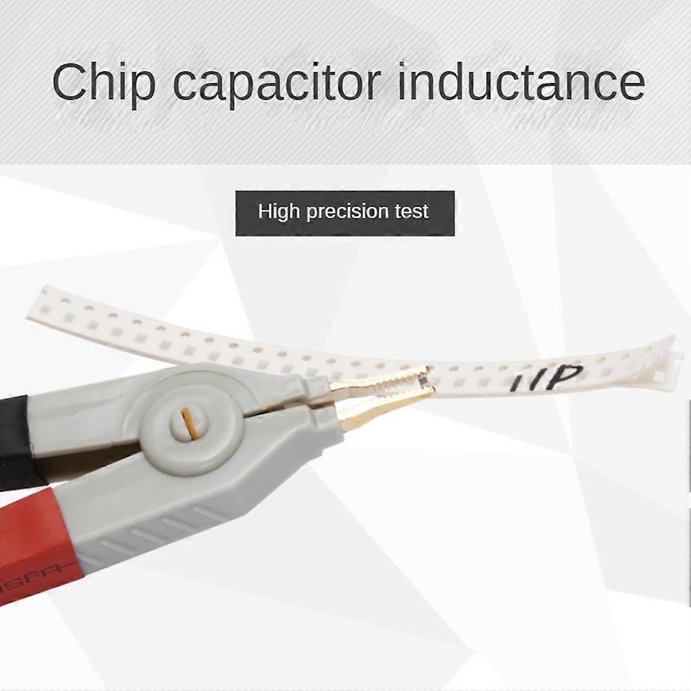 LCR SMD High-Precision Chip Capacitor Test Clip Alligator Clip Test Fixture Component Test Clip Electrical Tool