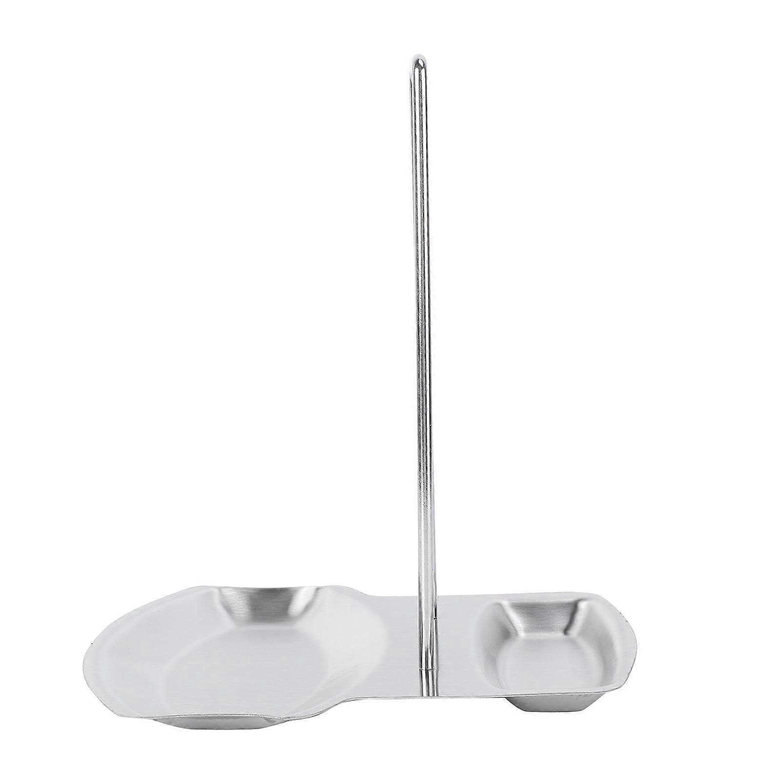 Stainless Steel Spoon Rest Holder for Kitchen (1pc)