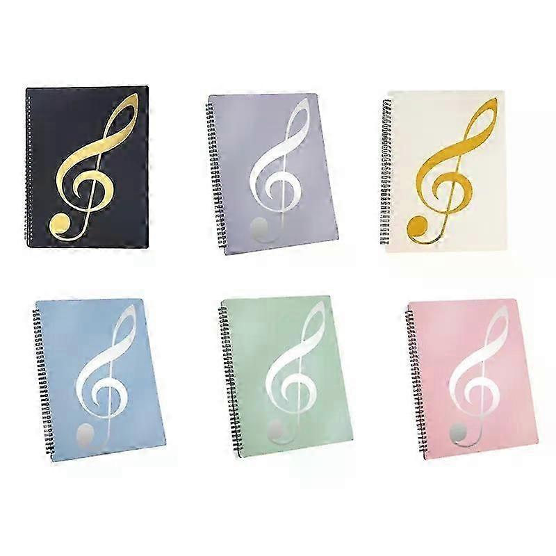 Sheet Music Folder Sheet Music Holder Fits Letter Size A4 Writable And Detachable Choir Folder 60 Pages