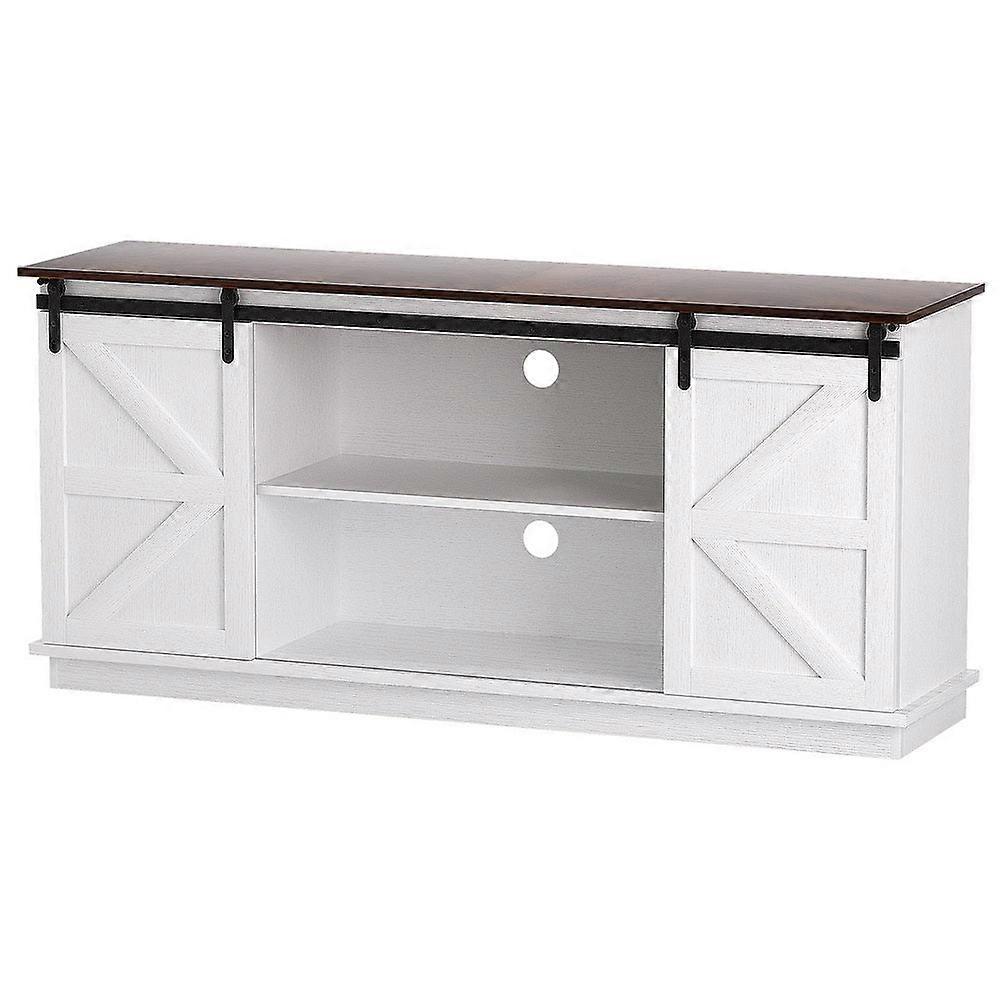 Artiss Buffet Sideboard Storage Cabinet Kitchen Cupboard Sliding Doors White Sideboards & Buffets