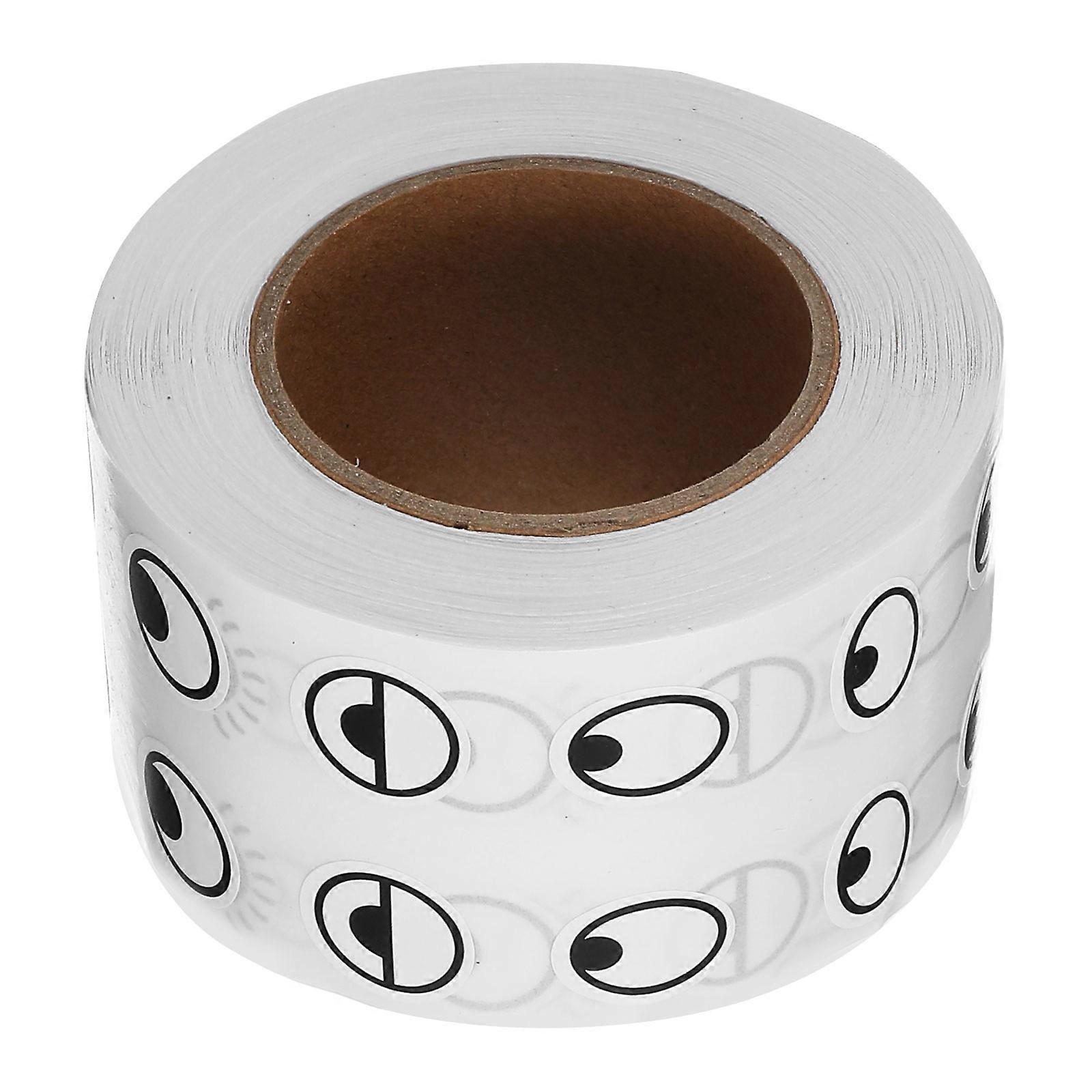 Self Adhesive Eye Stickers for Crafts 2 Rolls Multicolor Copper Material