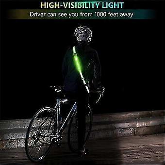LED reflecterende riem voor wandelen 's nachts, oplaadbare LED-verlichte hardloopriem voor hardlopers, roze