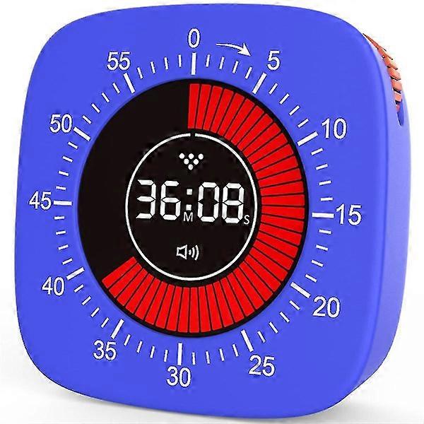 Visual Timer for Kids, Digital Timer with 60-Minute Countdown, Silent Timer for Desk Timer Clock for [HkkK]