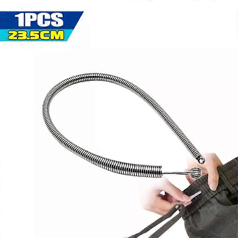 Drawstring Threader Tool Bendable Spring Drawstring Threader Clip Home Elastic Draw String Rope Waist Pants Band Threading Belt