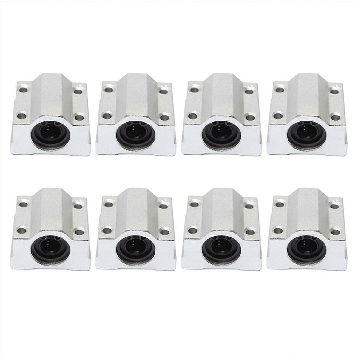 SCS10UU 10mm Linear Motion Ball Bearing Slide Bushing Block Silver