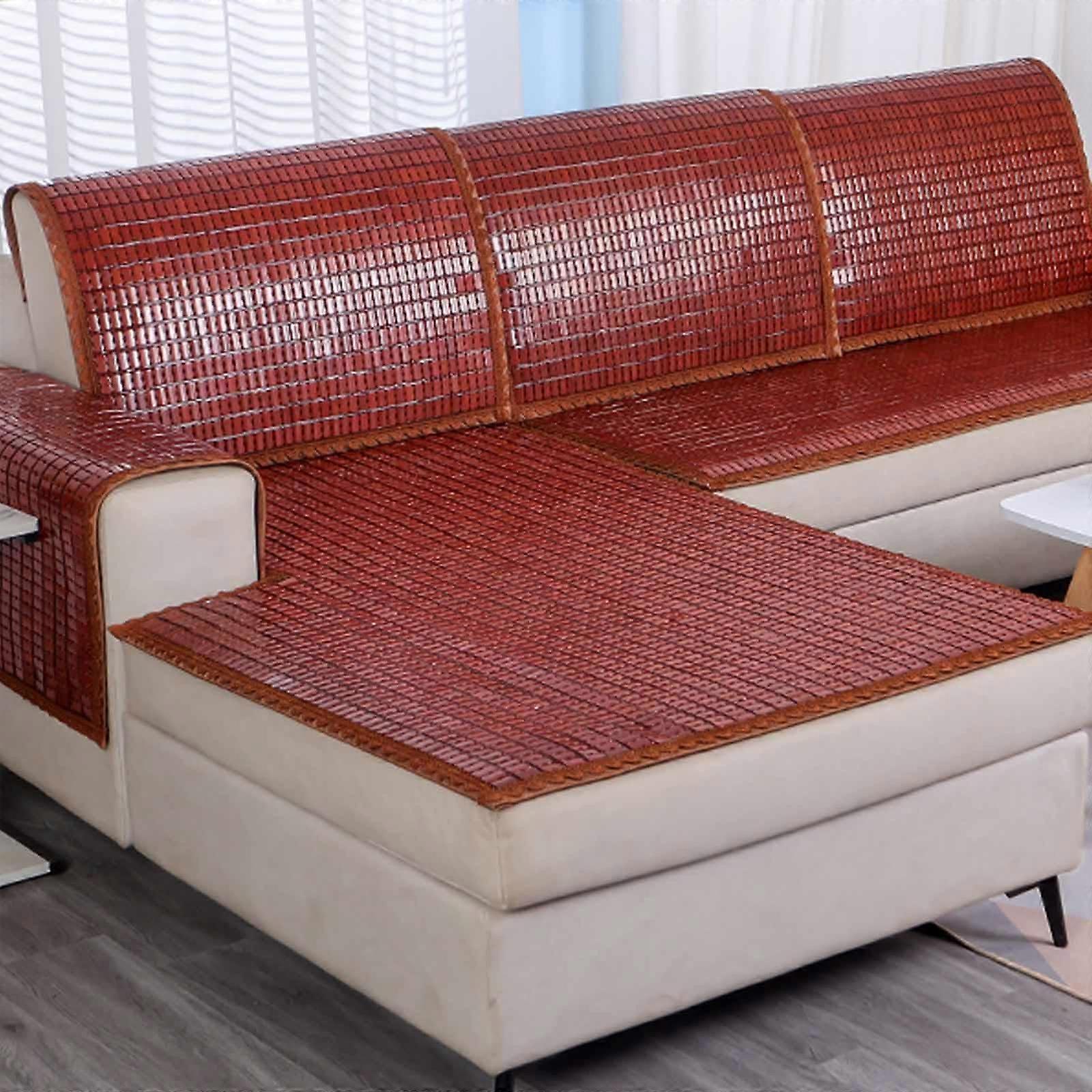 Bamboo Cooling Mat with Breathable MoistureWicking Surface, Foldable Summer Sleeping Pad, 120x190cm