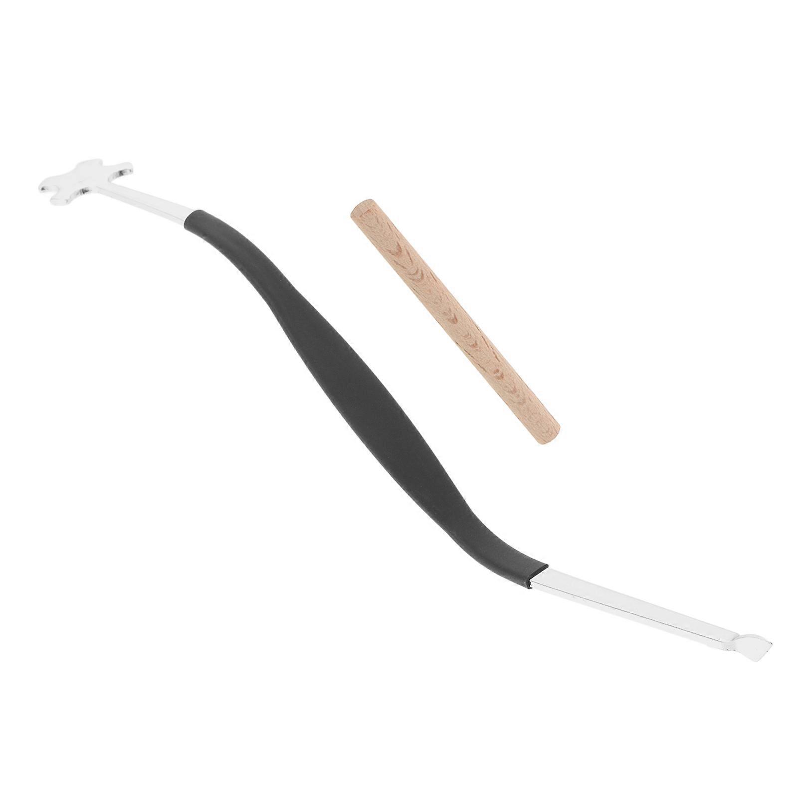 Violin Sound Post Tool Set Essential Luthier Tool for Easy Installation and Repair Silver