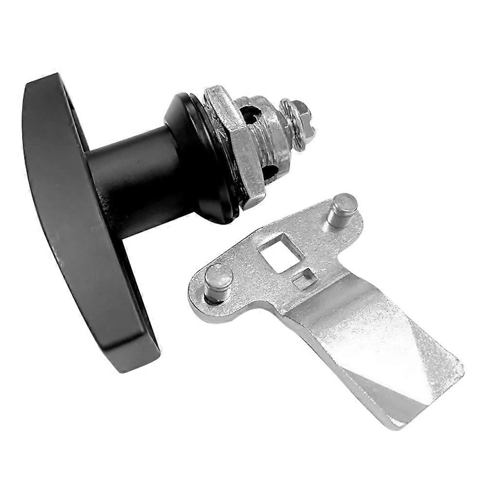Truck Cap Locking T Handle Lock Black Plastic Locking System For RV Use Cabinet Doors Set