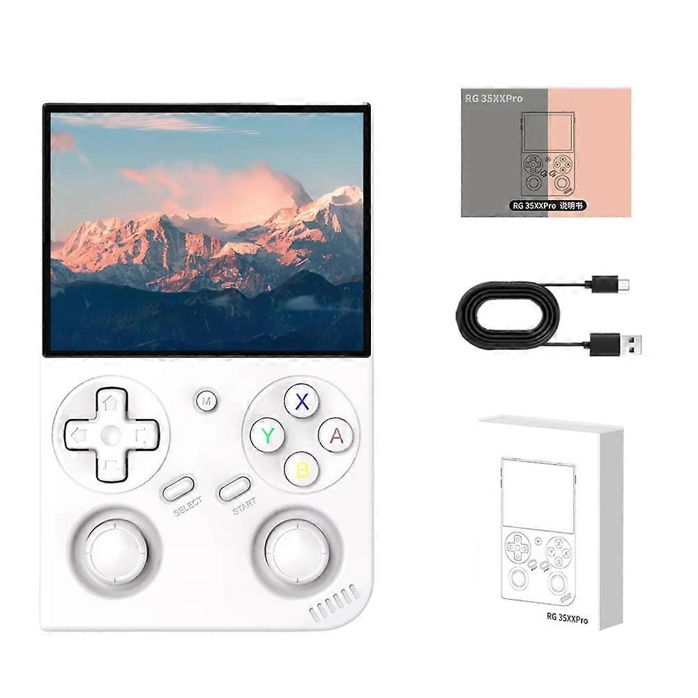Console de jogos retro portátil sistema Linux de tela IPS de 3,5 polegadas, C