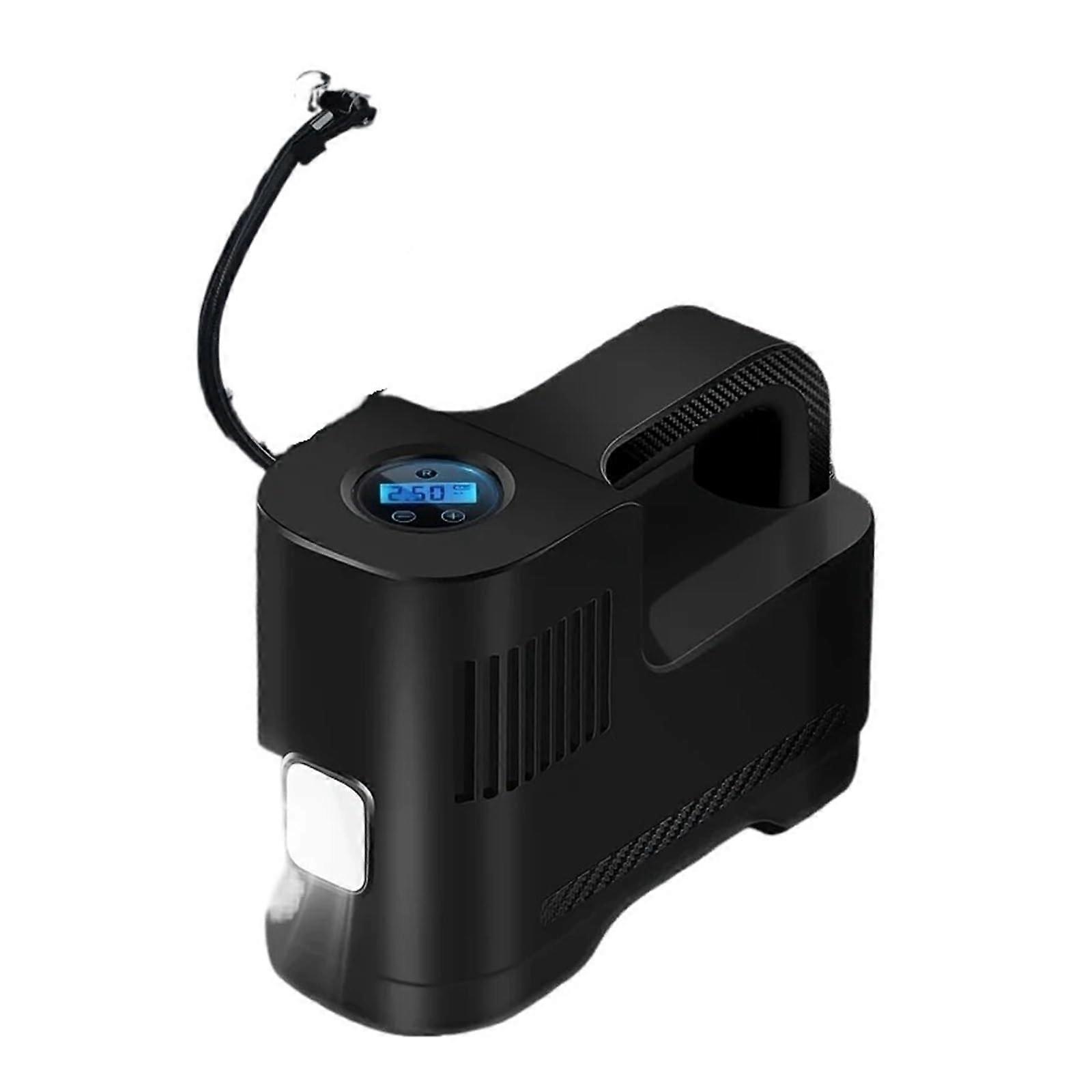 Portable Air Compressor with Digital Tire Inflator, Fast Inflation for Car and Motorcycle, LED Light