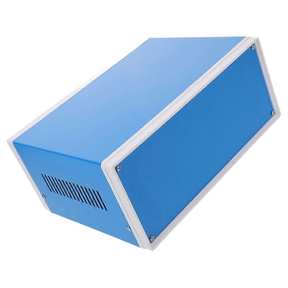 Blue Metal Junction Box Electronic Enclosure for Storage Purposes