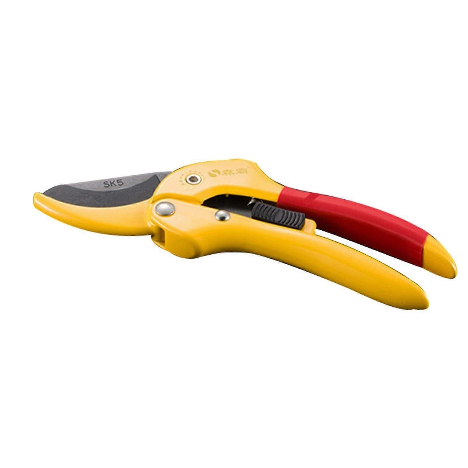 Pruning Shears for Gardening with Sharp Carbon Steel Blade and Ergonomic Tree Branch Cutting Scissors