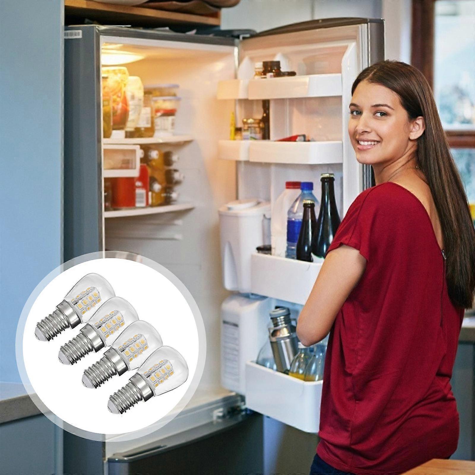 Refrigerator Bulb E14 Light Bulb for Lighting 4Pcs Energy Saving