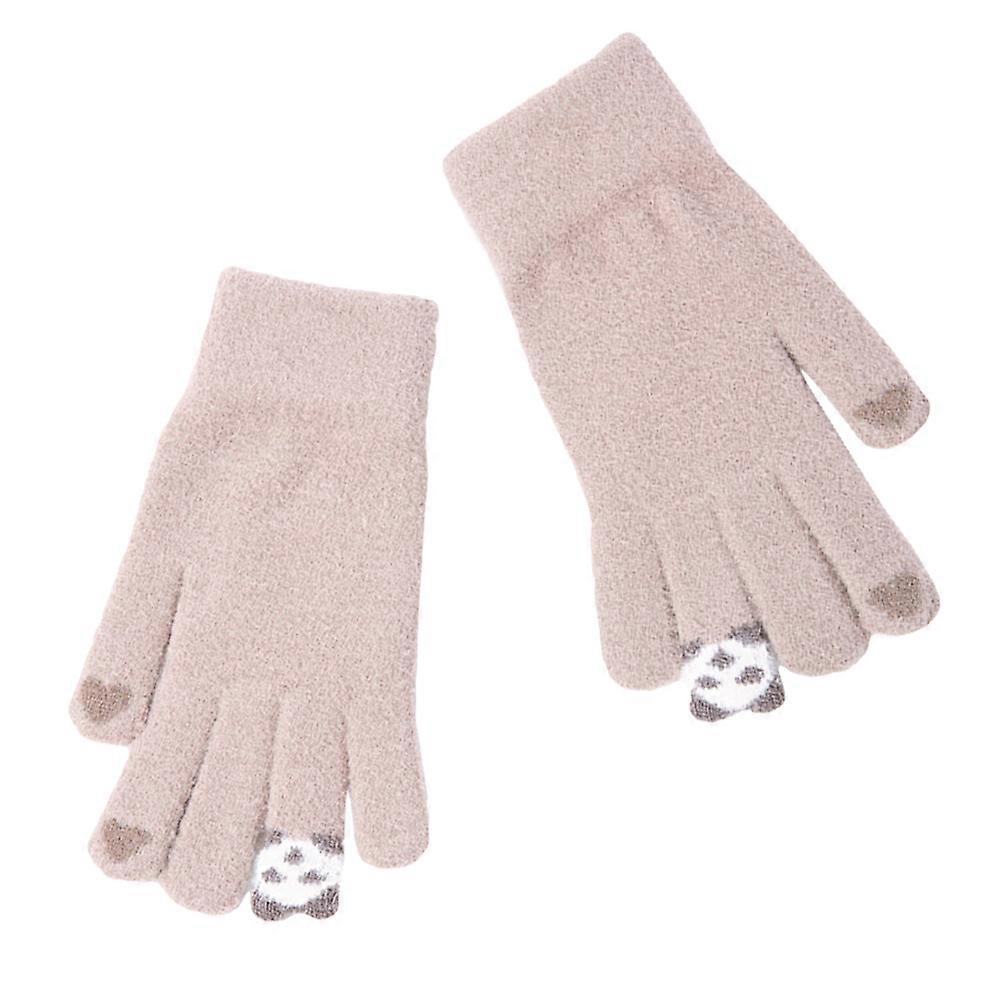 Cartoon Gloves Winter Gloves for Touch Screen Function 1Pair