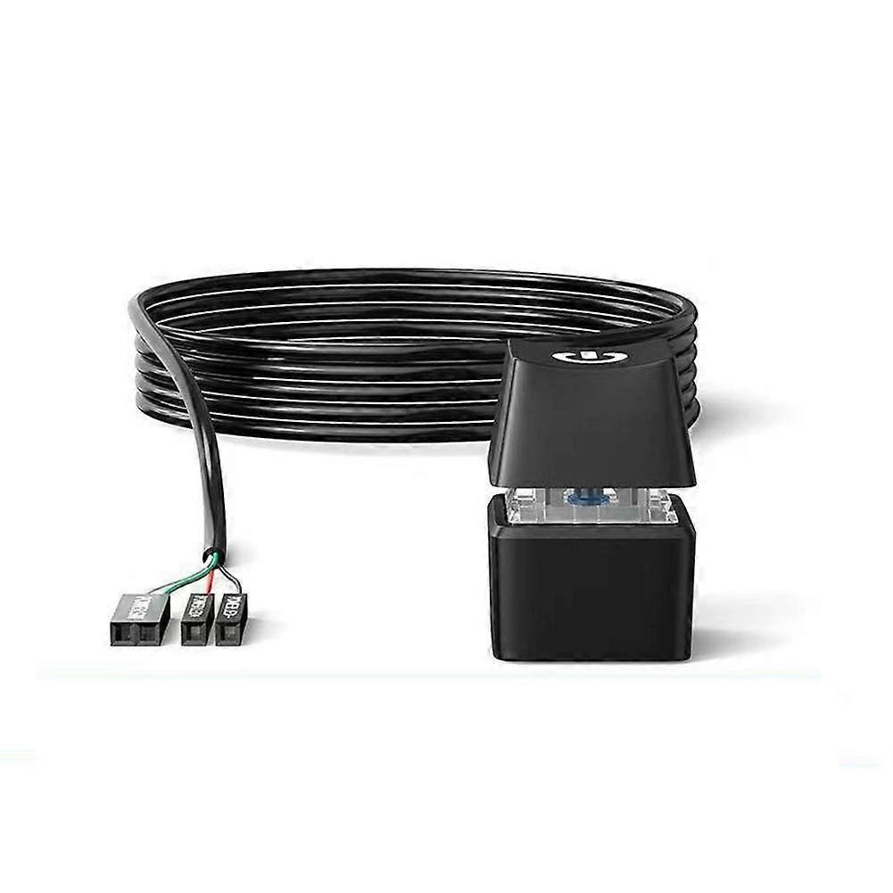 LED Light Computer Desktop Switch PC Motherboard External Start Power Button Extension Cable for Ho
