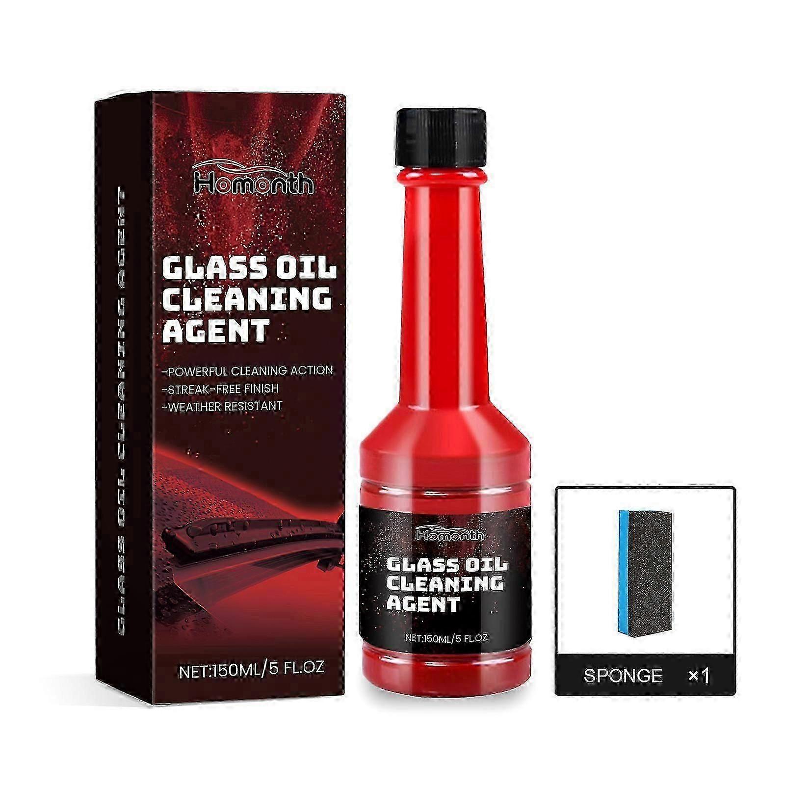 Effective Windshield Oil Film Cleaner  Clear Vision & Easy Application