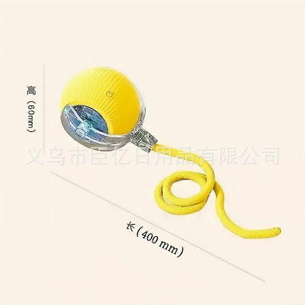 Two 360 smart automatic rolling pet balls, rechargeable, with irregular movement.