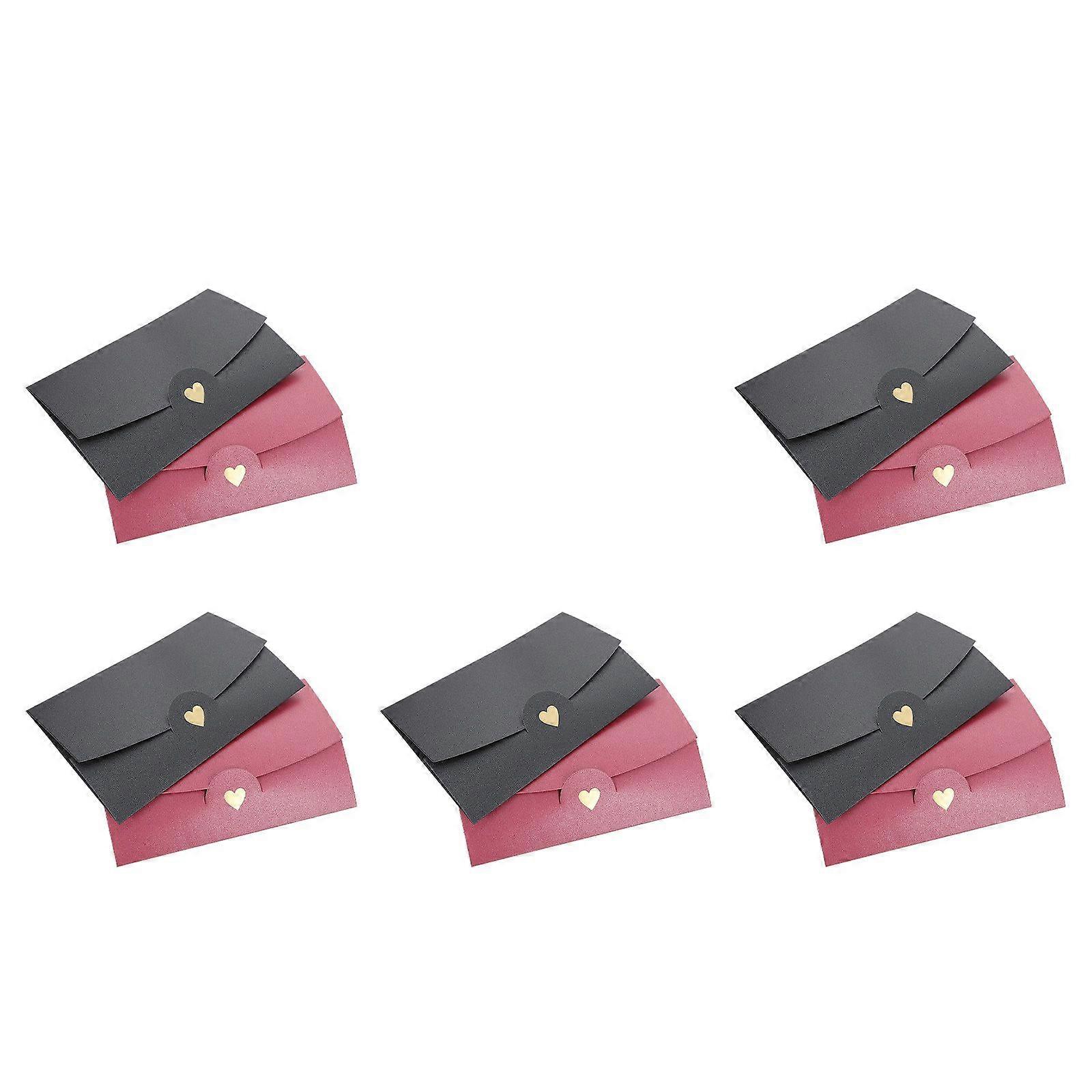 10pcs Valentin's Day Envelopes Multi-function Vintage Envelopes Letter Holders