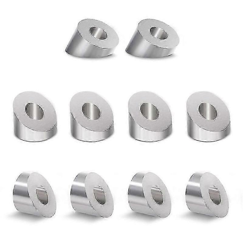 10 Pack Stainless Steel Angle Beveled Washer 30 Degree