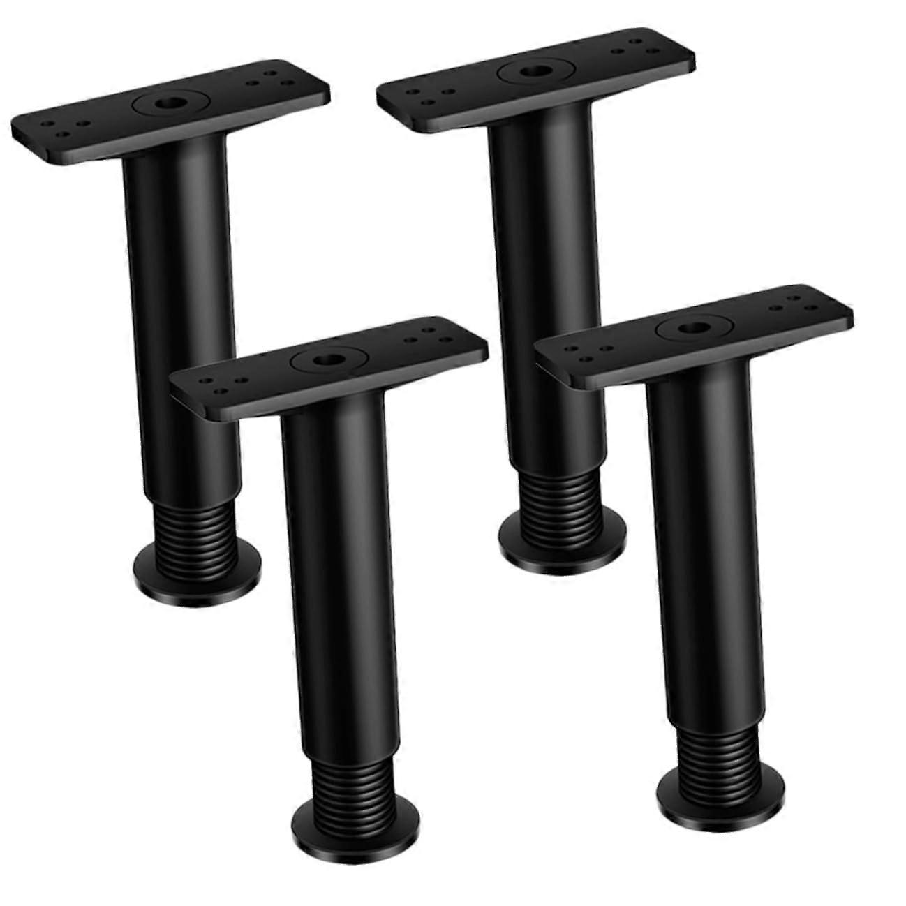 4Pcs Adjustable Bed Support Legs Heavy Duty Replacement Bed Frame Legs with Adjustable Height