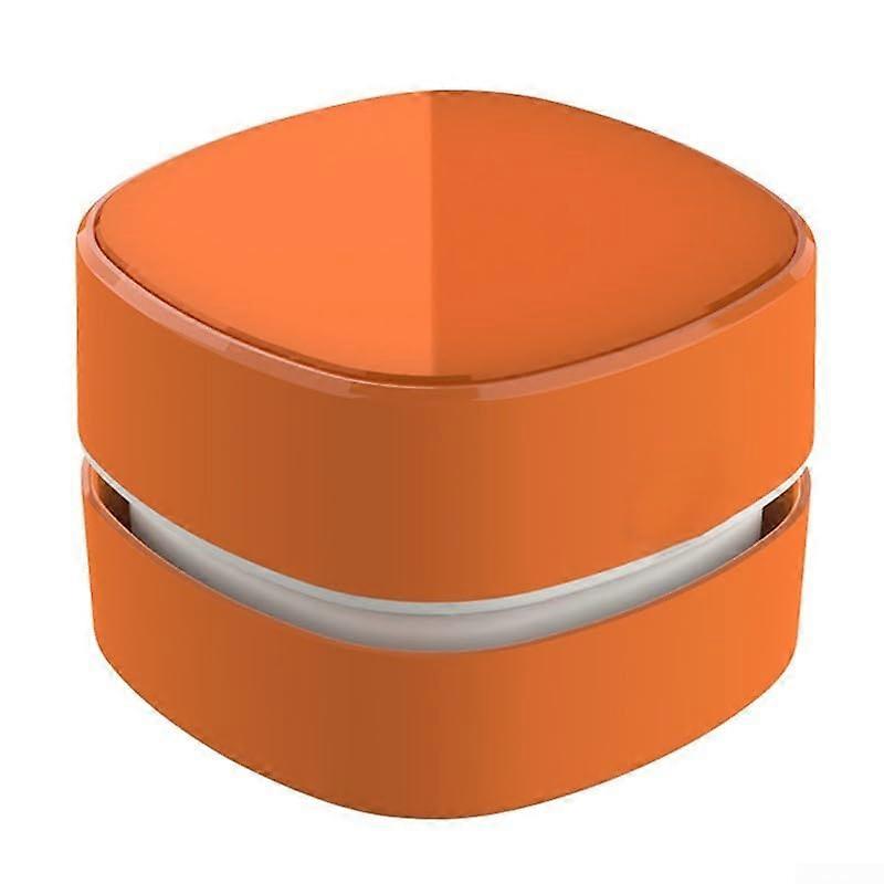 Mini Desktop Vacuum Cleaner Wireless Energy Saving Compact Rechargeable Keyboard Dust Cleaner Orange