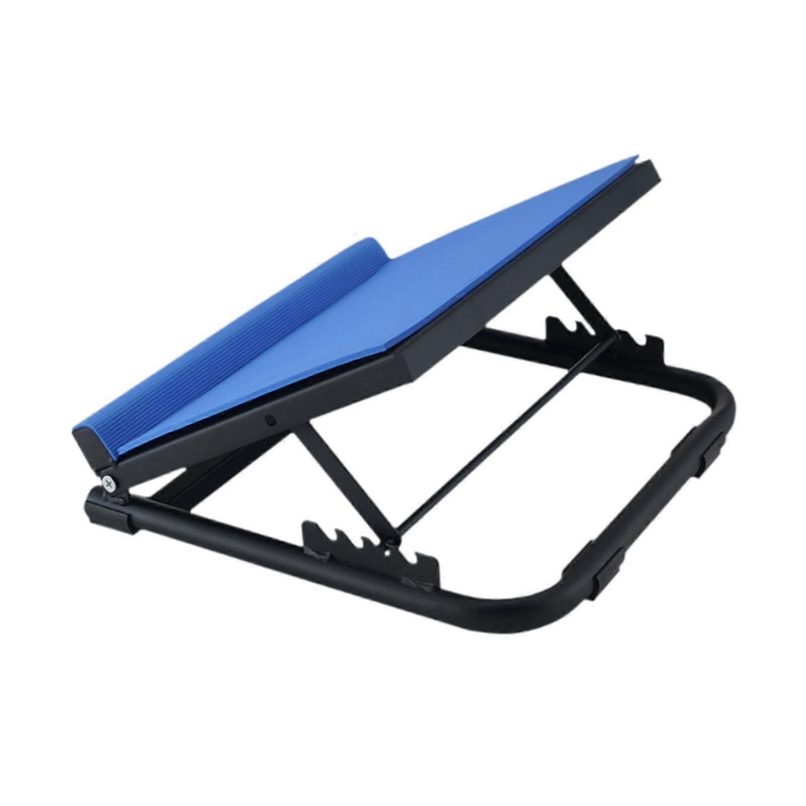 Adjustable Slant Board for Calf Stretching with MultiAngle Incline and NonSlip Surface, Blue