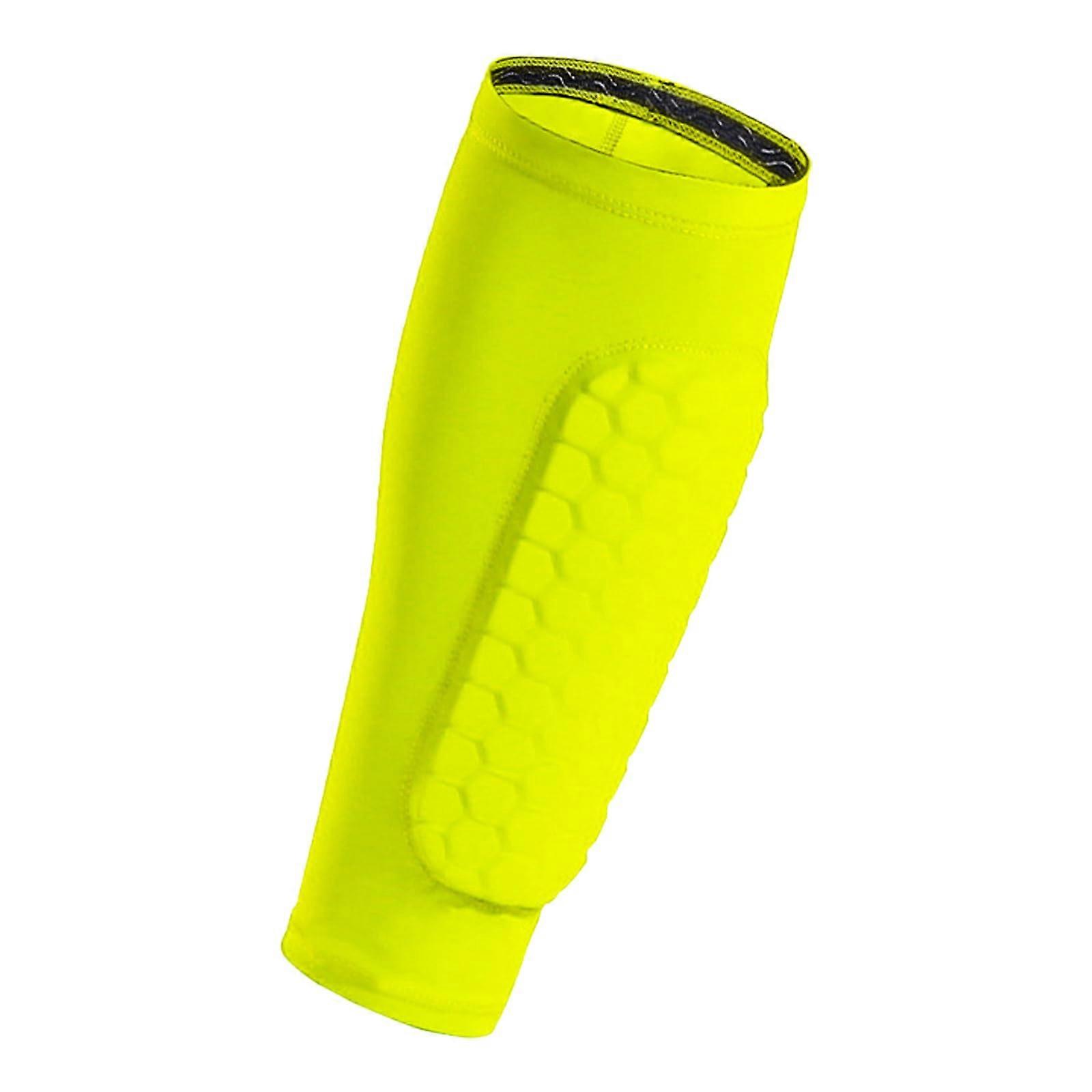 Calf Compression Sleeve with Shin Guards for Running, Shock Reduction and MultiSport Support