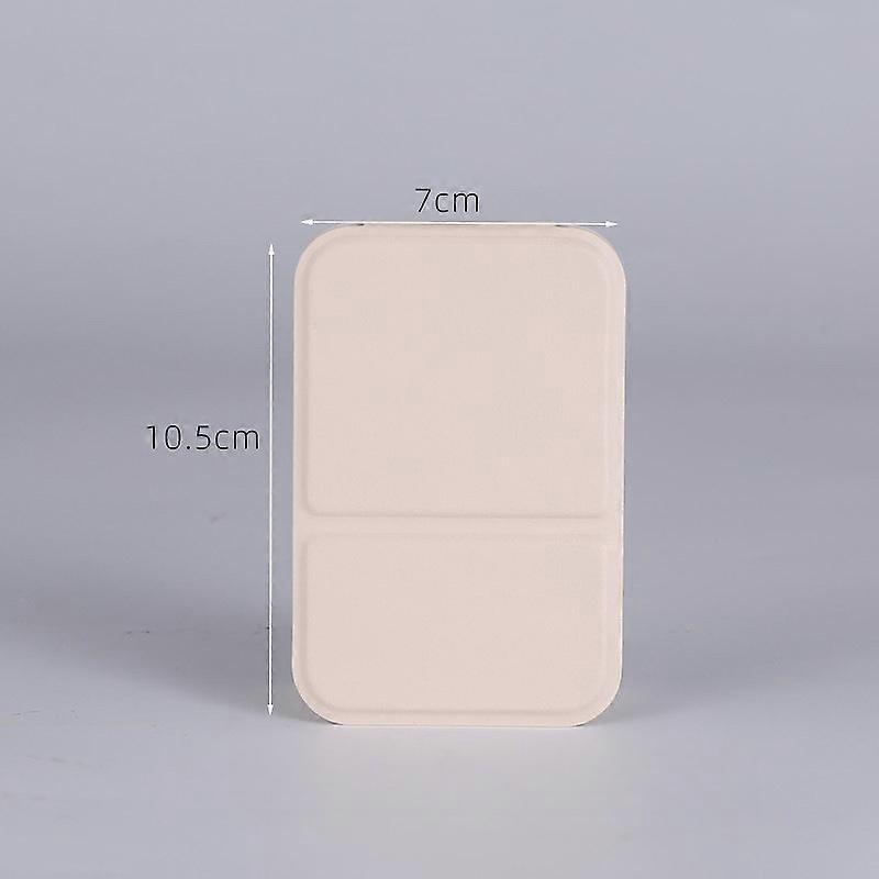 Mini Desktop Makeup Mirror Solid Color PU Leather Portable Handheld Makeup Mirrors Foldable Student Compact Cute Pocket Mirror