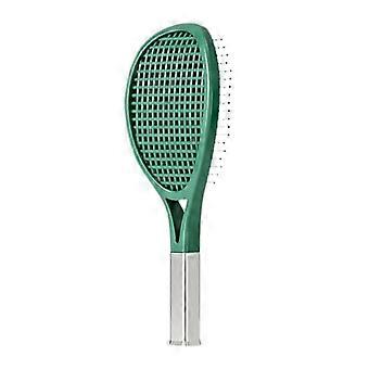 Detangling Hair Brush with Wide Tooth and Gentle Scalp Massage, Curved Comb for Curly and All Hair Types