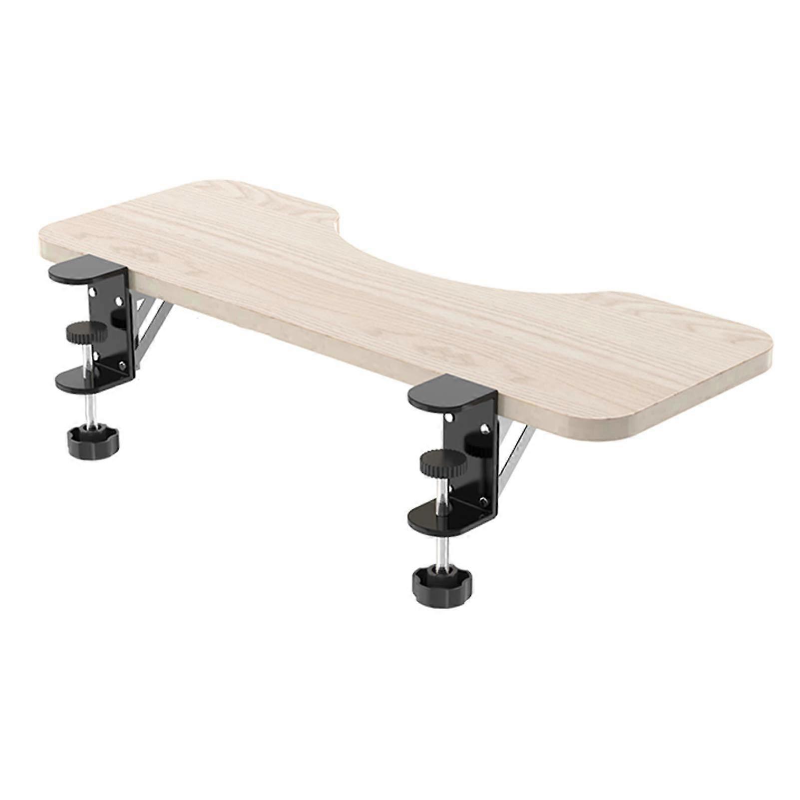 Ergonomic Keyboard Tray ClampOn Desk Extension with Padded Surface, Foldable Design and Stable Support