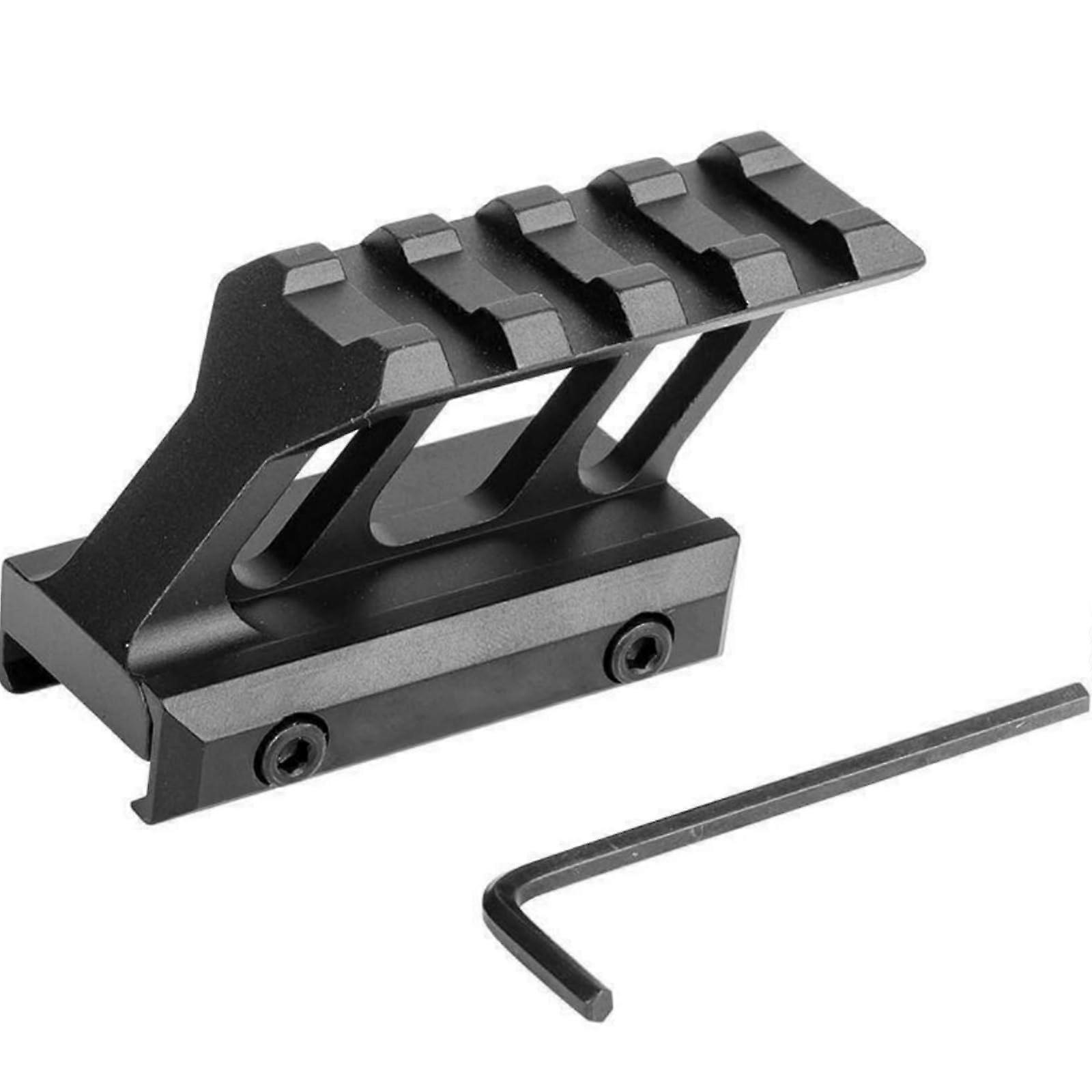 Picatinny Riser Mount 1 Inch Height Quick Release Aluminum for Aimpoint T1 T2 Micro Red Dot Sight
