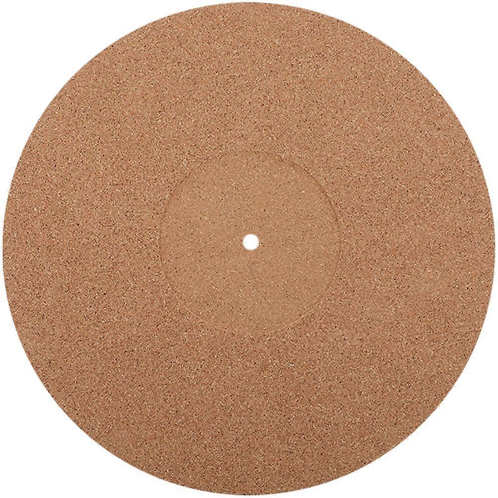 Cork Turntable Mat Practical Record Players Cork Turntable Mat Record Anti-Static Mat