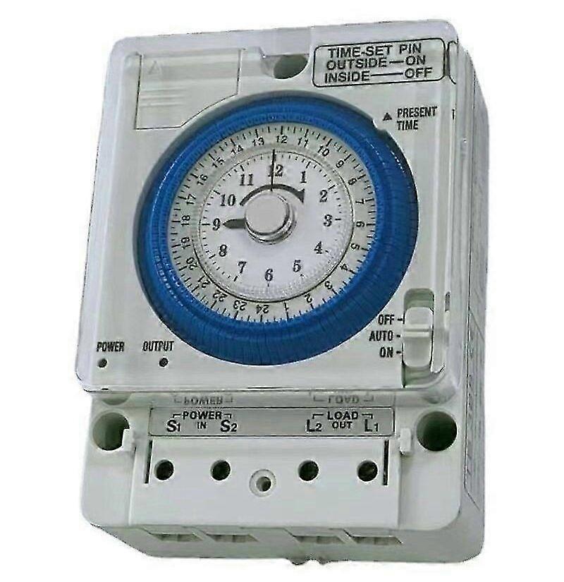 Low Power Consumption Mechanical Timer Switch, Precise Setting Programmable Automatic Switching for Pool Purifiers and Irrigation Systems