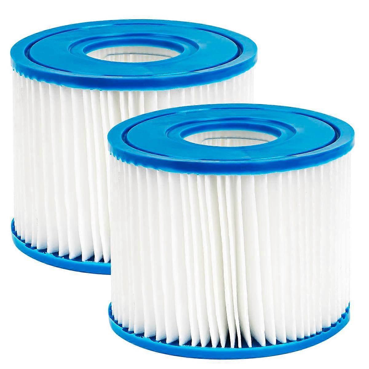 2pcs Spa Filter Cartridge Replacement Washable Durable Pleated Design for Intex S1 PureSpa