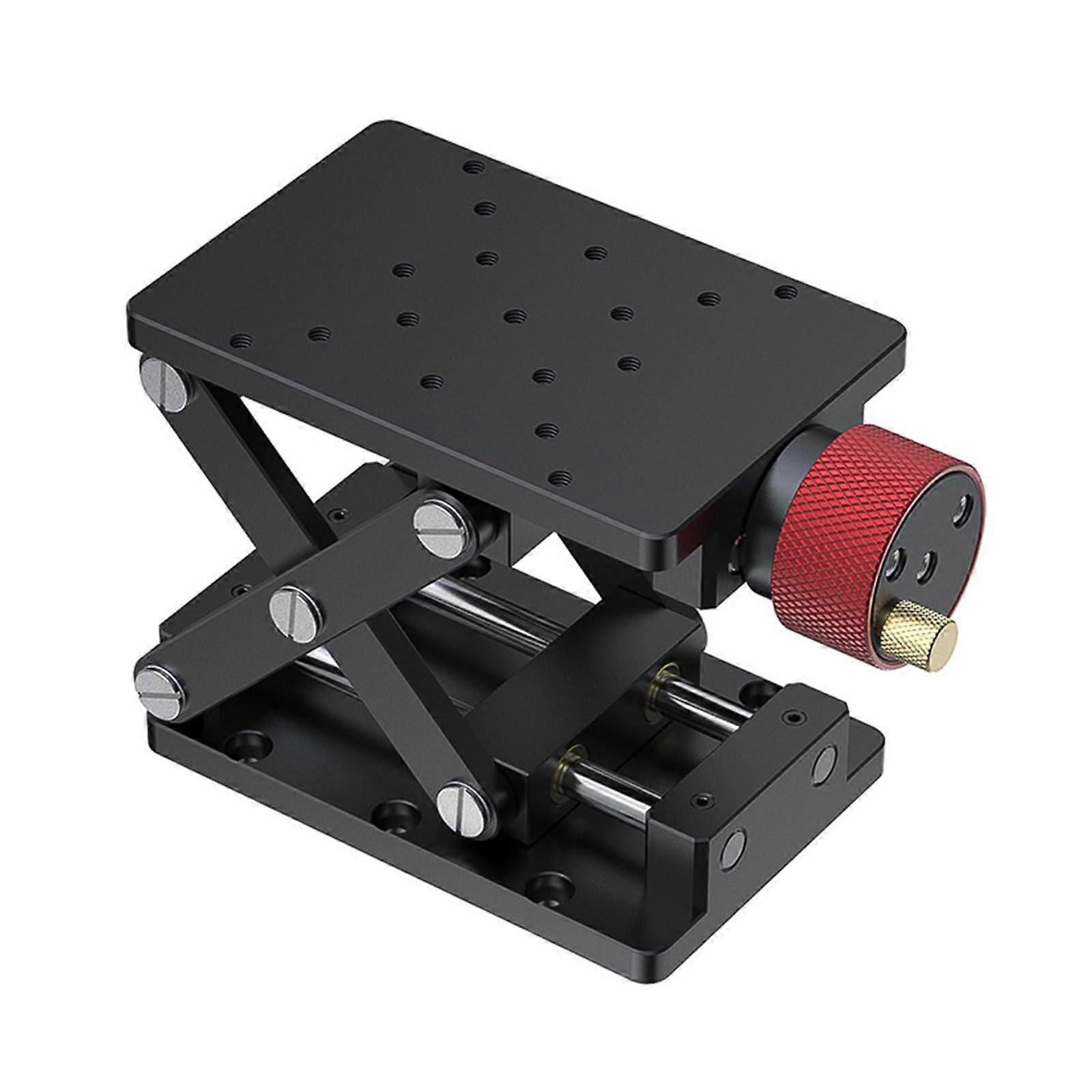 Laboratory Scissor Lift Table with Adjustable Height Platform, Heavy Duty Metal Lab Support