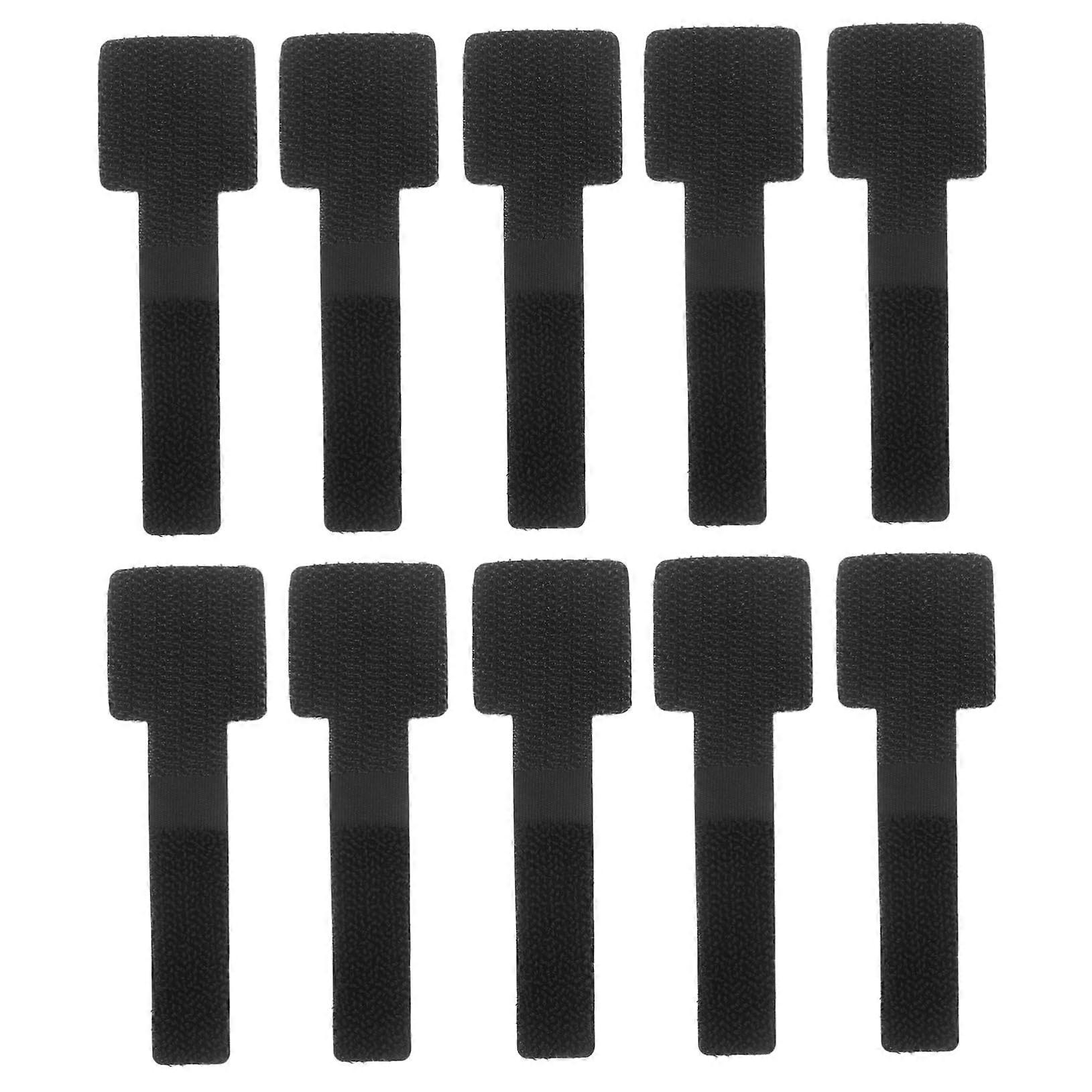 Cable Management Straps 10pcs Reusable Cable Ties for Home Office Quick Cord Organization