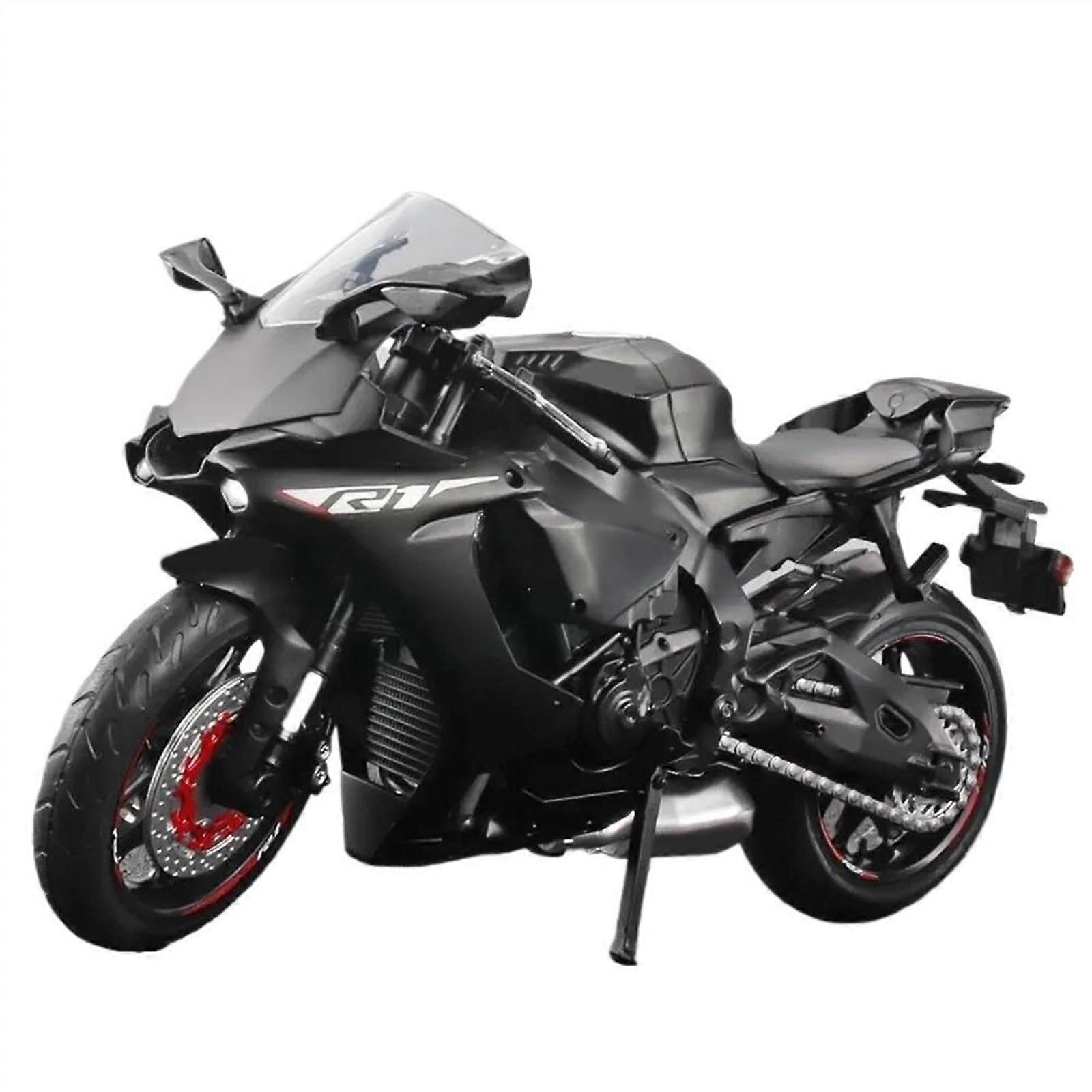 1:12 Scale Die Cast Motorcycle Model Black Collectible Toy