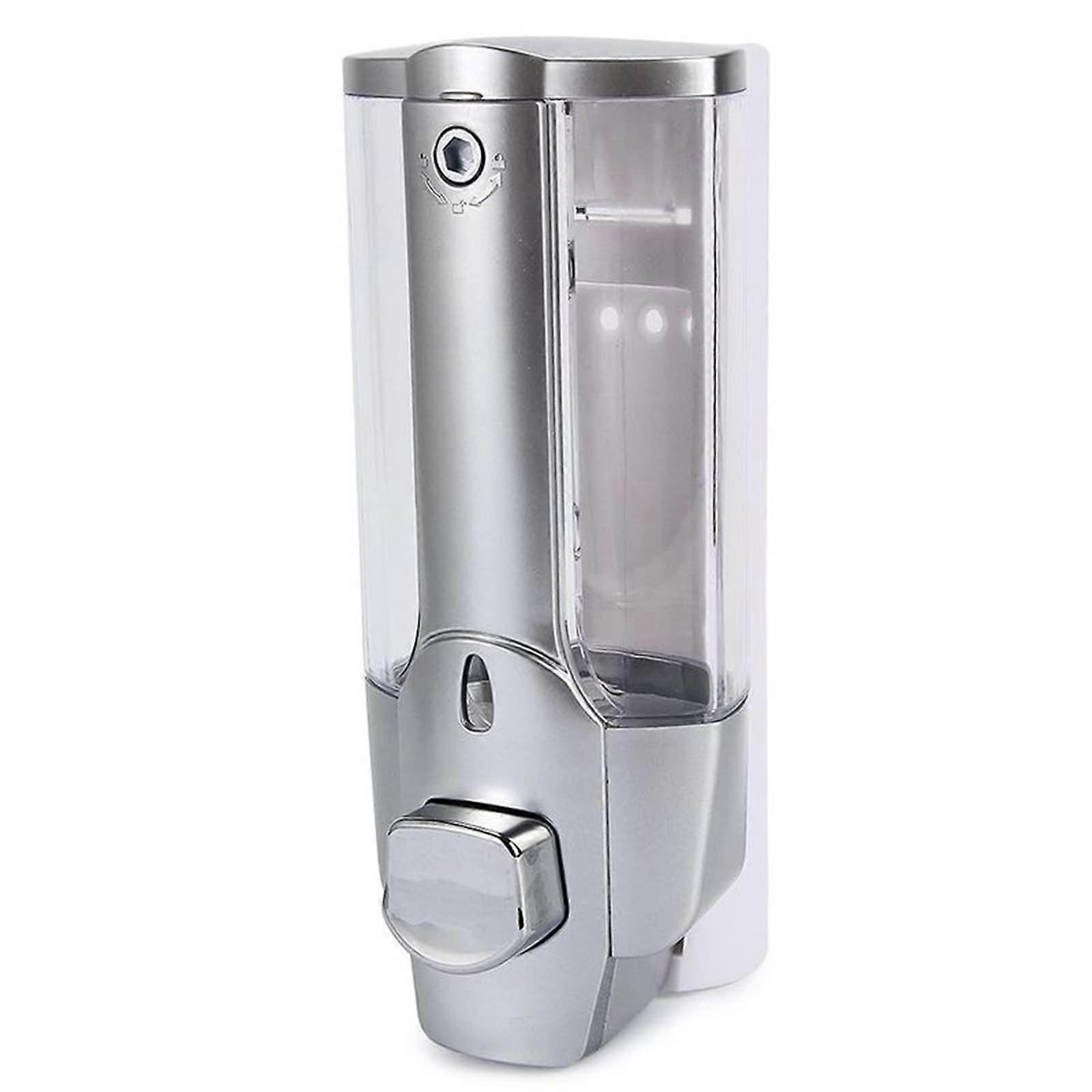Wall Mounted Liquid Soap Dispenser with Lockable Easy Refill Design for Bathroom and Kitchen